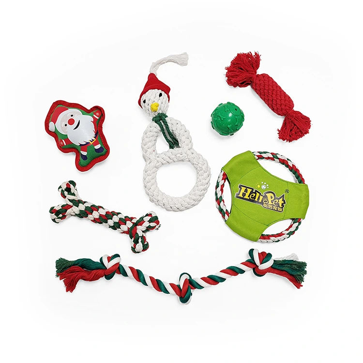 Pacote de brinquedos de cão de Natal 7