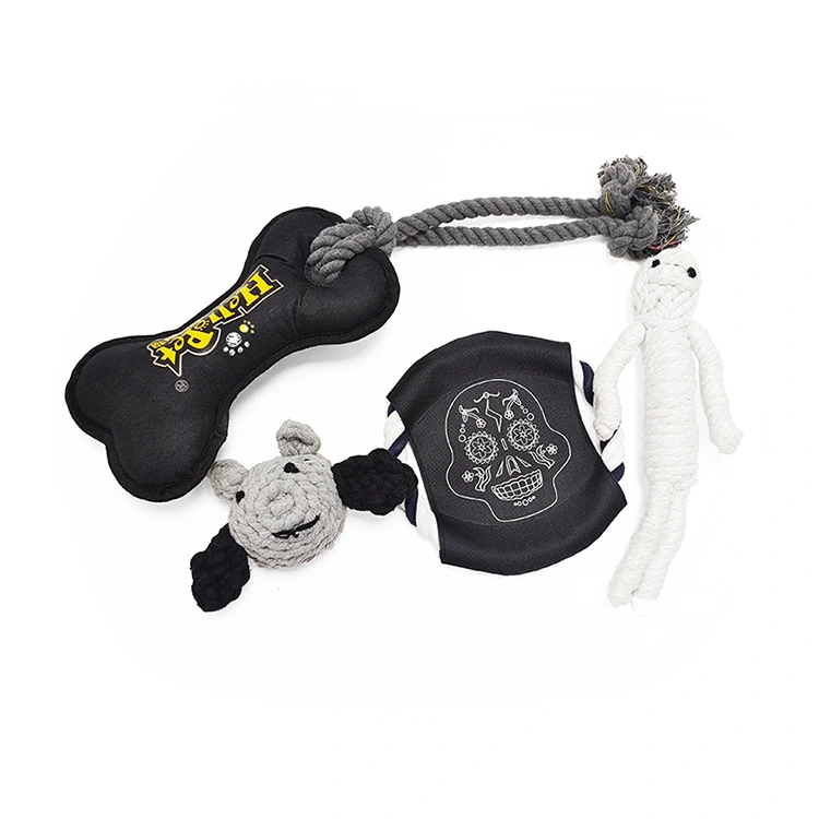 Conjunto de brinquedos para animais de estimação de Halloween