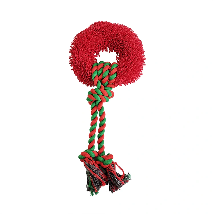 Brinquedo interativo de corda verde vermelho